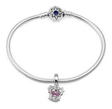 Colgante Sólido Plata de Ley 925 Royal Crown Dangle Beads