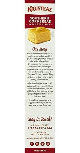 Krusteaz Southern Cornbread and Muffin Mix, Cajas De 11.5