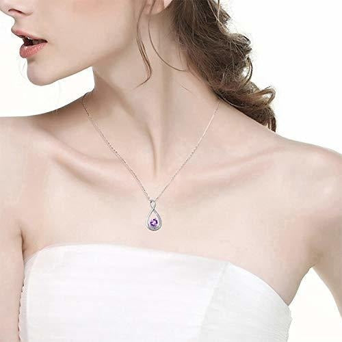 Joyería de amatista natural para mujer