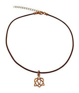 Collar Y Pendientes Con Nudo Del Corazón Celta