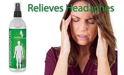 Magnesio Puro 100% Aceite Spray - Extra Fuerte 3575 Mg /