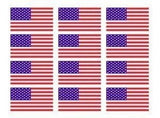 Bandera Americana pegatina