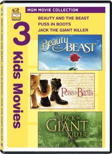 DVD La Bella y La Bestia  el Gato Con Botas  jack The Giant