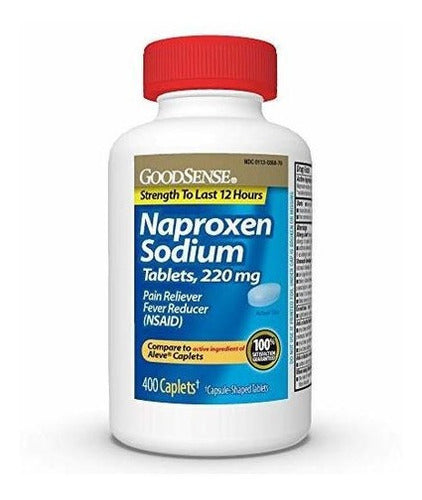 Tabletas de naproxeno sódico  400 unidades 220 mg