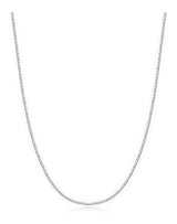 24 Pulgadas Collar De Cadena De Caja De 0.8 Mm 925 Collar