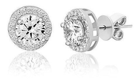 Devin Rose Aretes Redondos De Plata