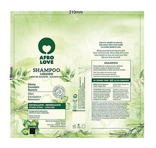 Afro Love Shampoo 16 Oz