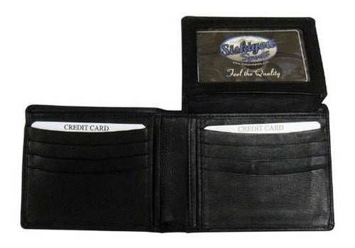 Nfl Green Bay Packers Billetera De Cuero Con Doble Pliegue