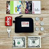 Organizador de billetera con cremallera para viajes