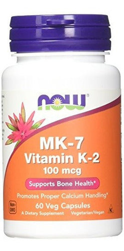 Cápsulas vegetales de vitamina K-2 (MK7)