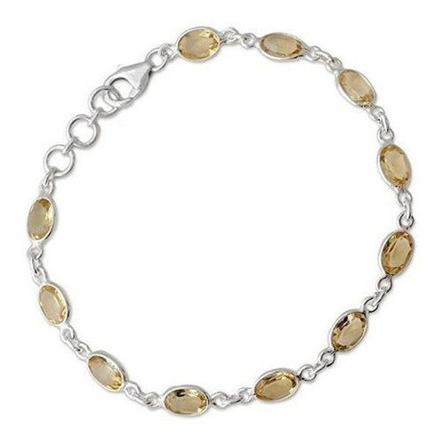 Pulsera De Tenis De Plata
