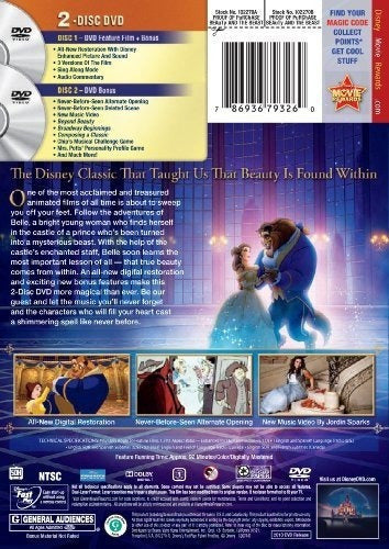 La Bella Y La Bestia (dvd, 2010, Conjunto De 2 Discos,
