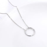 Collar de plata esterlina