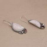 Pendientes colgantes de plata esterlina