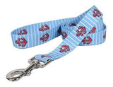 Correa De Perro Anclajes En Rayas Azules