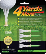 Tee de golf 4 Yardas Más - 4 Extremo (4 Tees Verdes)