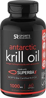 Aceite De Krill Antártico (doble Potencia) Con Omega-3 Epa,