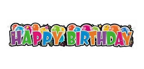 4,5 Pies Articulados Feliz Cumpleaños Banner