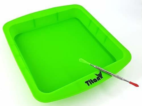 Plato Hondo De Silicona Titanowl Contenedor Bandeja Aprox