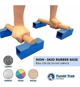 Tumbl Trak Barras De Parallette Portátiles, Azul