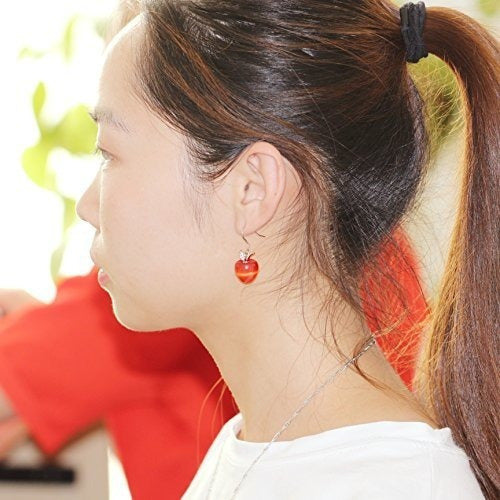 zarcillos De Piedra Roja Para mujer