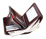 Billetera Con Capacidad Extra Cuero Genuino De Piel