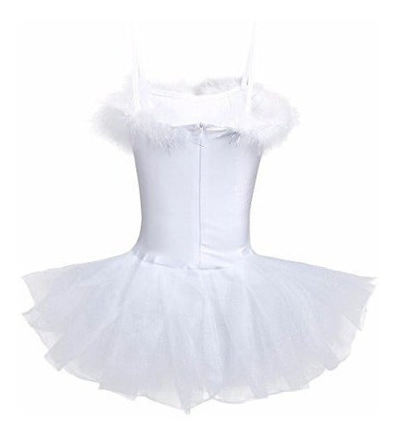 Vestido de ballet con cuentas brillantes para niñas