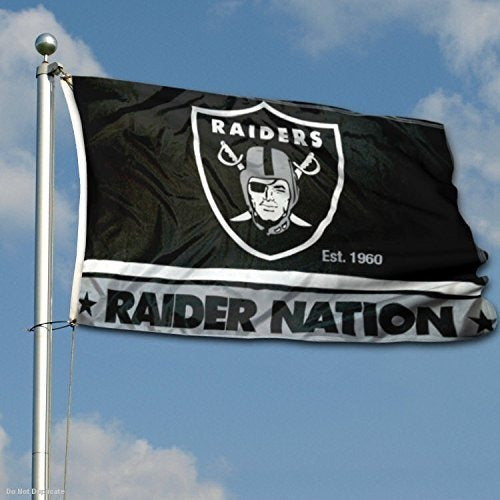 Bandera de dos lados Oakland Raiders Nation