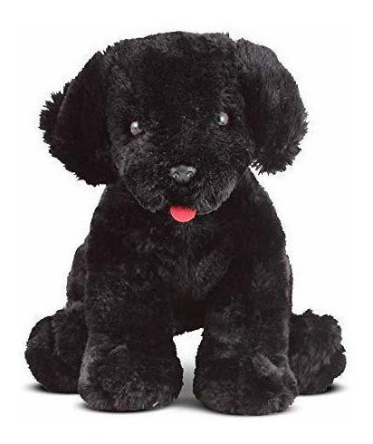 Melissa y Doug Benson Black Lab - Perro Cachorro De Peluche