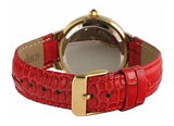 Reloj Redondo  Para Mujer De 14q Chapado