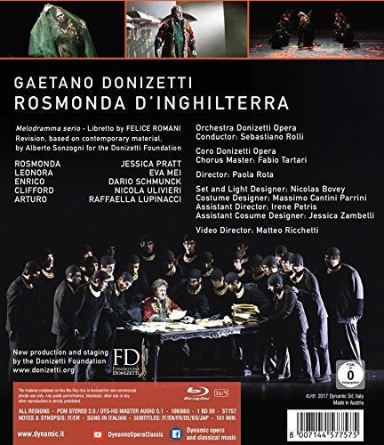 Gaetano Donizetti: Rosmonda D'inghilterra [blu-ray]