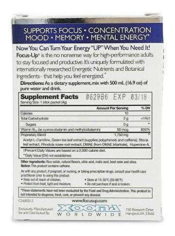 Focus Up Pure Energy Piense Beber