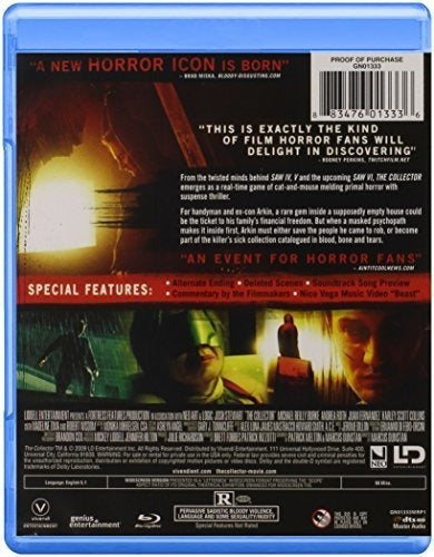 Película de El Coleccionista [blu-ray]