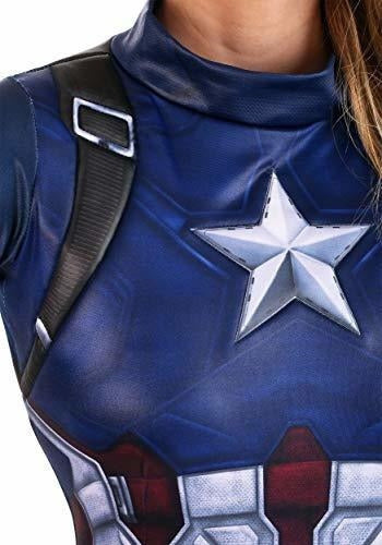 Disfraz De Capitán América Para Mujer