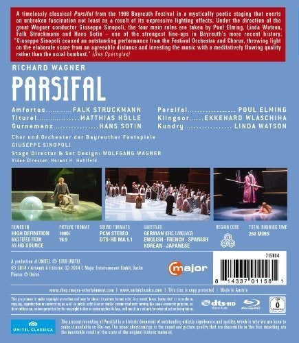 pelicula de Wagner Parsifal en blu ray