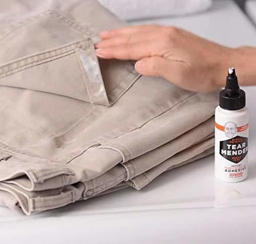 Tejido Instantáneo Tender Mender Y Adhesivo Para Cuero 2 Oz