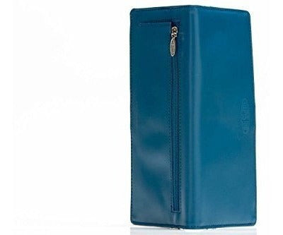 Billetera Delgada De Cuero Para Chequera