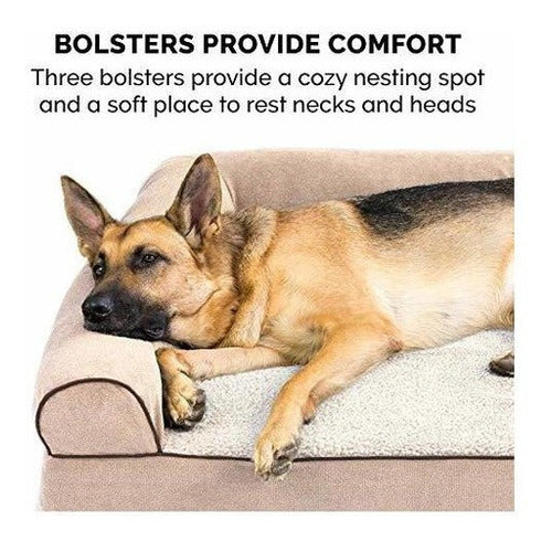 Cama Para Perros Furhaven | Memory Foam Faux Fleece