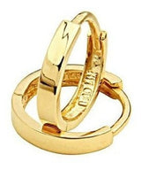 Pendientes De 14 Mm De Oro Amarillo De 14 K