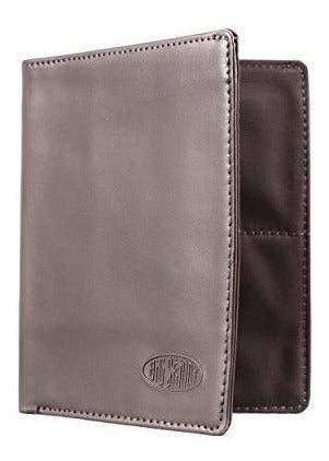 Billetera Delgada De Cuero Hipster Big Skinny Bi-fold