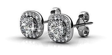 Pendientes de plata para mujer, hermoso juego de aretes