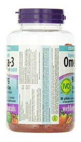 Webber Naturals Triple Fuerza Omega-3 Con Coq10 Recubierto
