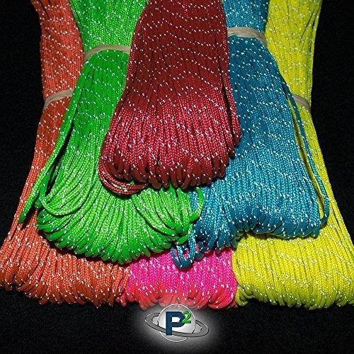 Paracord Planet 1.8mm Fluorescente Reflexivo Guyline Carpa