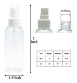 20 botellas de spray transparentes de niebla fina de 2,7 oz