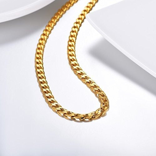 Collar 18k Chapado En Oro