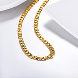 Collar 18k Chapado En Oro
