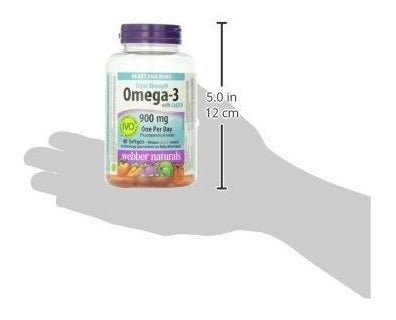 Webber Naturals Triple Fuerza Omega-3 Con Coq10 Recubierto