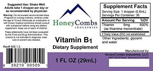 Gotas De Vitamina B1