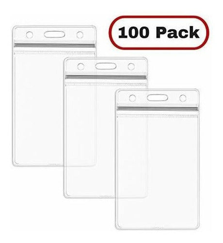 Porta tarjetas vertical para tarjeta de identificación