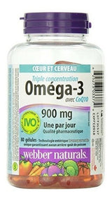Webber Naturals Triple Fuerza Omega-3 Con Coq10 Recubierto